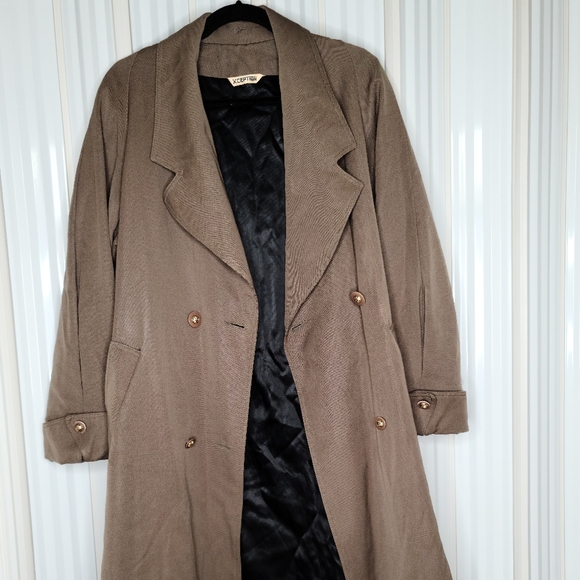 Vintage Xception Wool trench coat - Picture 3 of 5